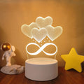 Acrylique Lampe Coeur