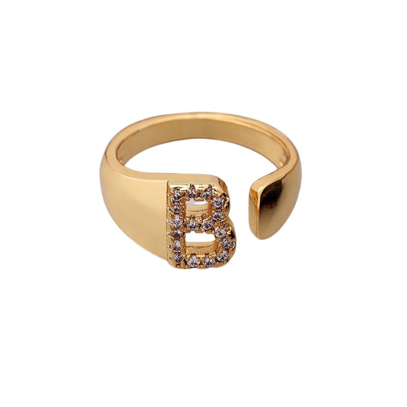 Bague Bijoux Lettre b
