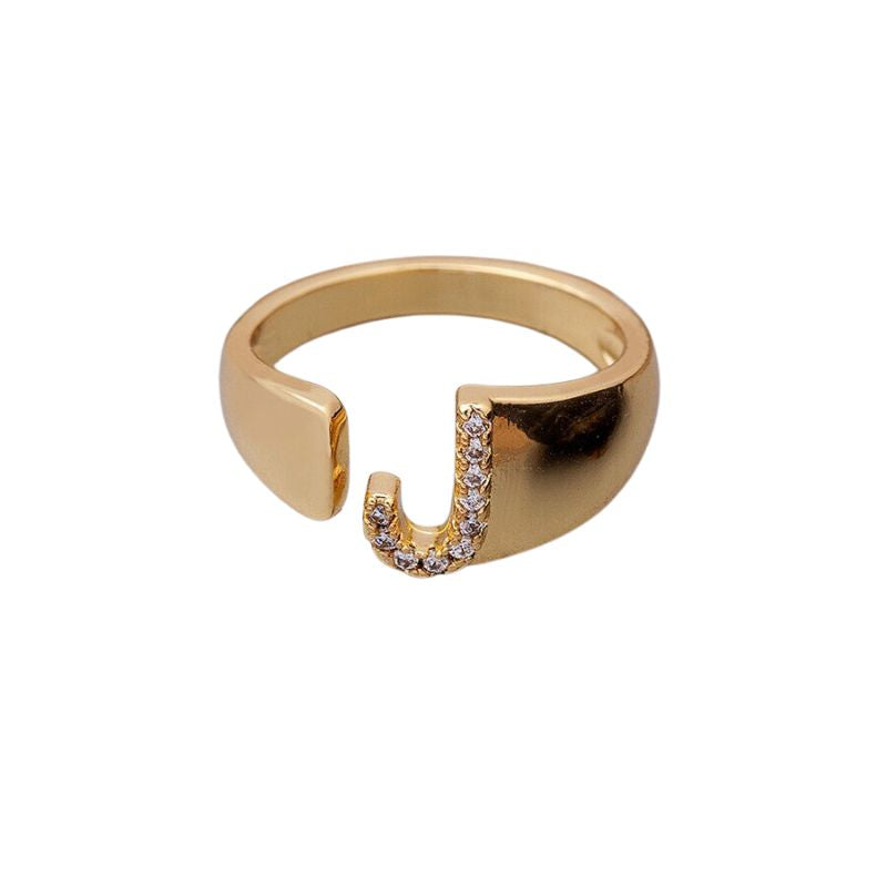 Bague Bijoux Lettre j