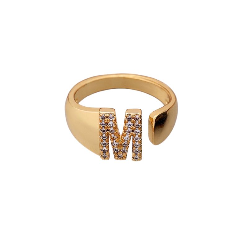 Bague Bijoux Lettre m