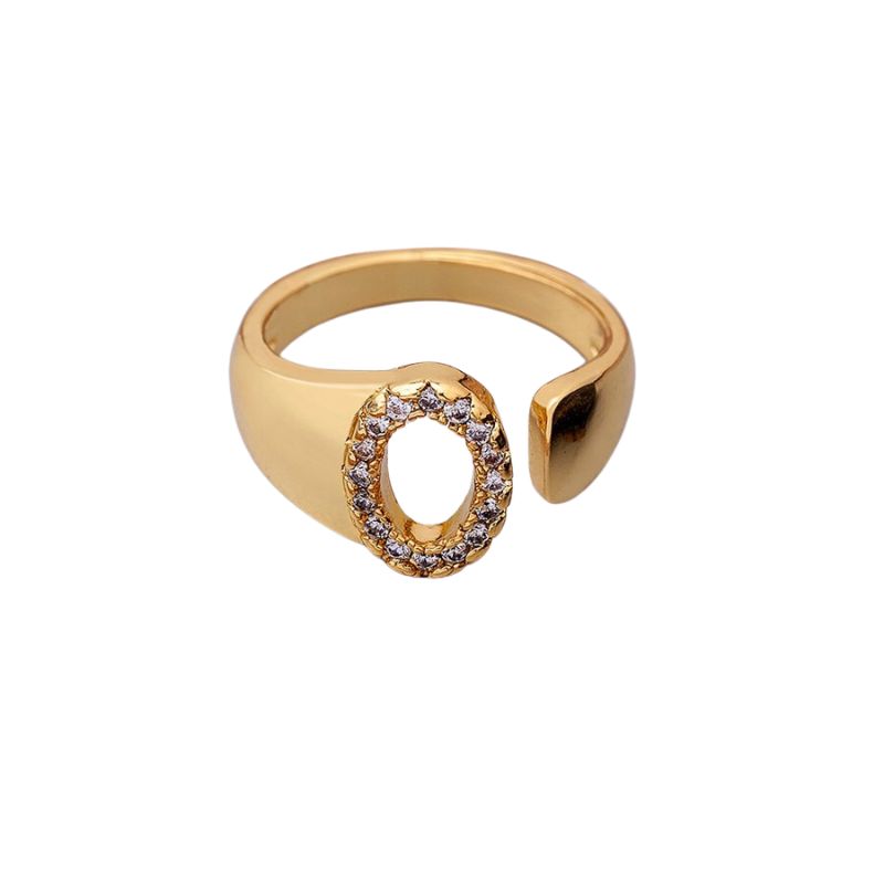 Bague Bijoux Lettre o