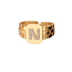 Bague Chevalière Homme Lettre n