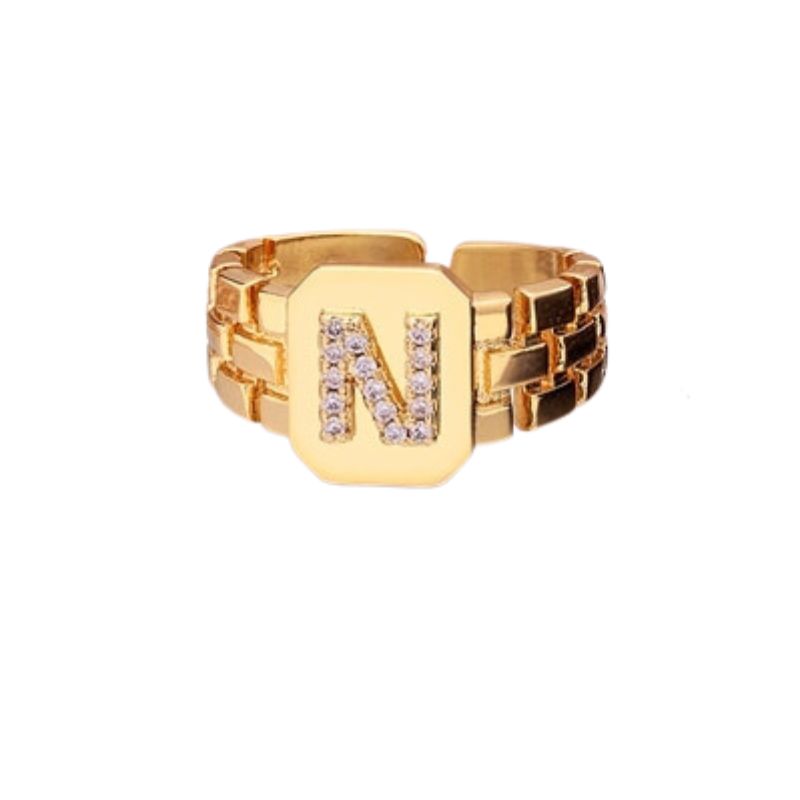 Bague Chevalière Homme Lettre n