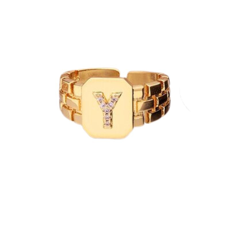 Bague Chevalière Homme Lettre y