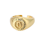 Bague Chevalière Initiale d
