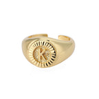 Bague Chevalière Initiale k