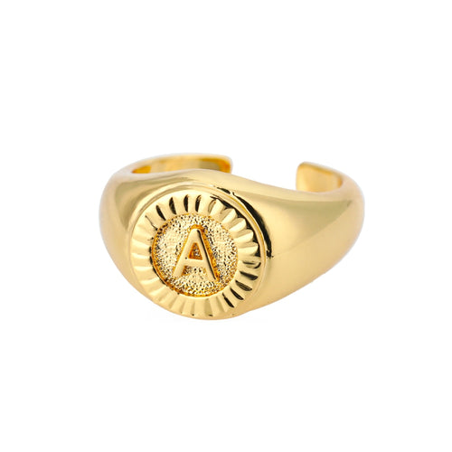 Bague Chevalière Initiale