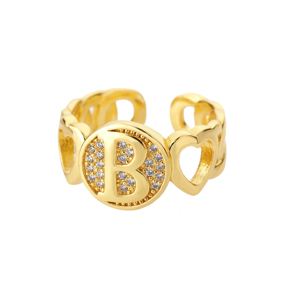 Bague Initiale Famille b