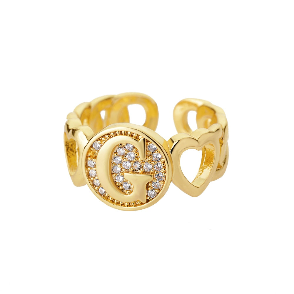 Bague Initiale Famille g