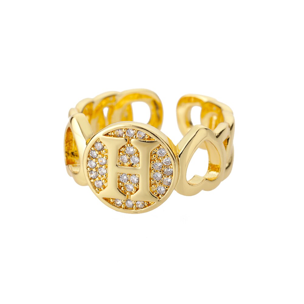 Bague Initiale Famille h