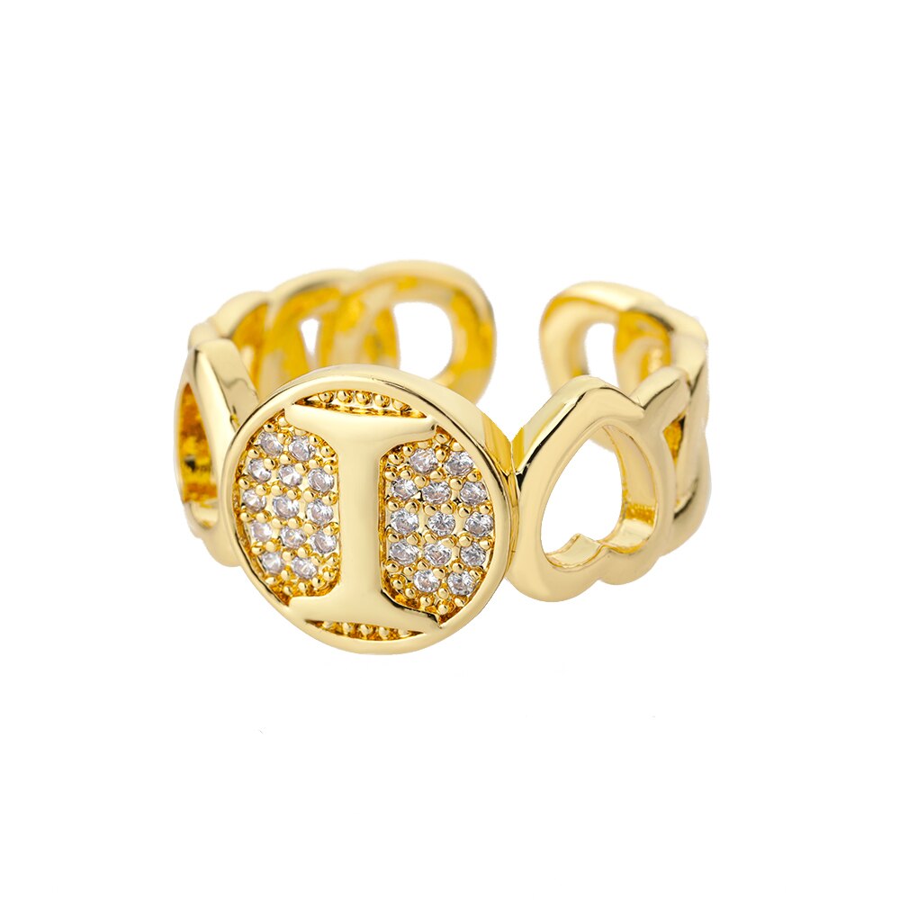 Bague Initiale Famille i