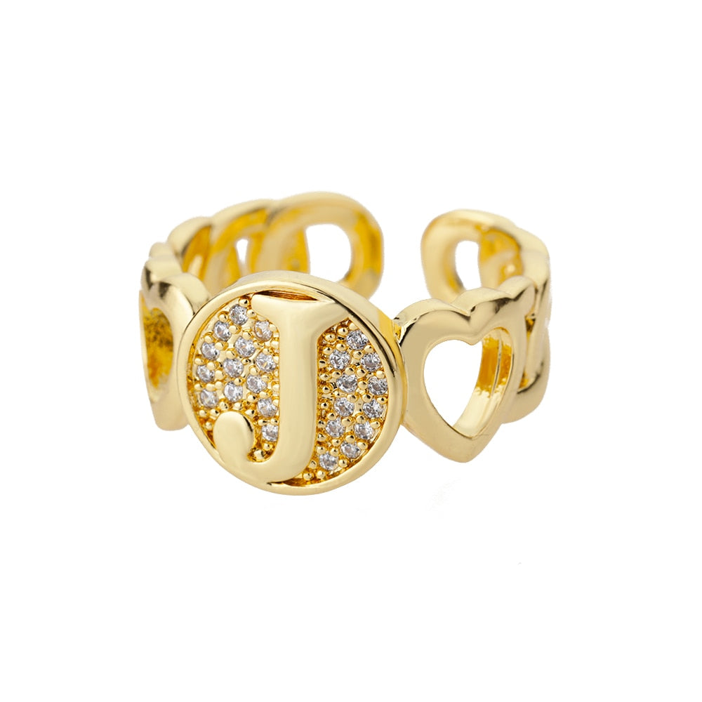 Bague Initiale Famille j