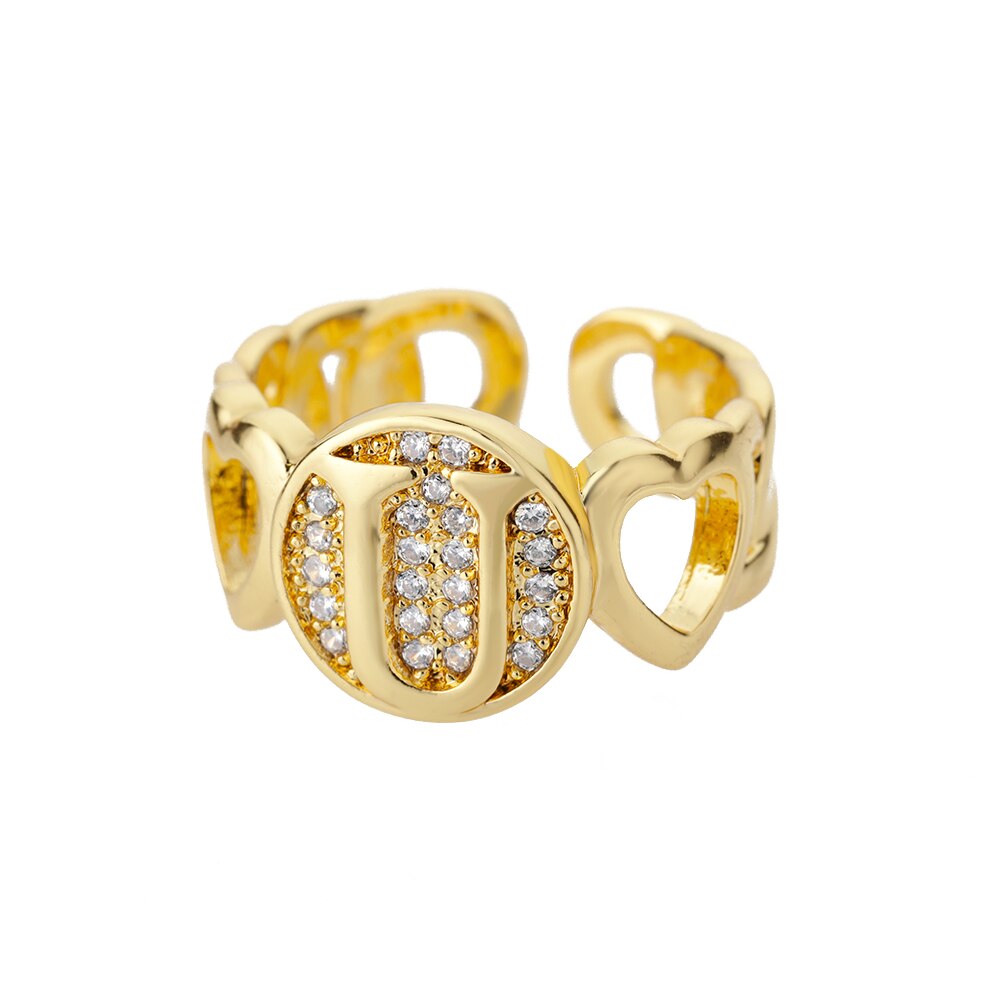 Bague Initiale Famille u