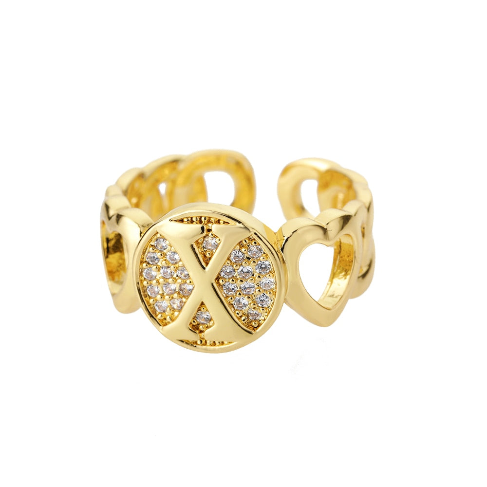 Bague Initiale Famille x