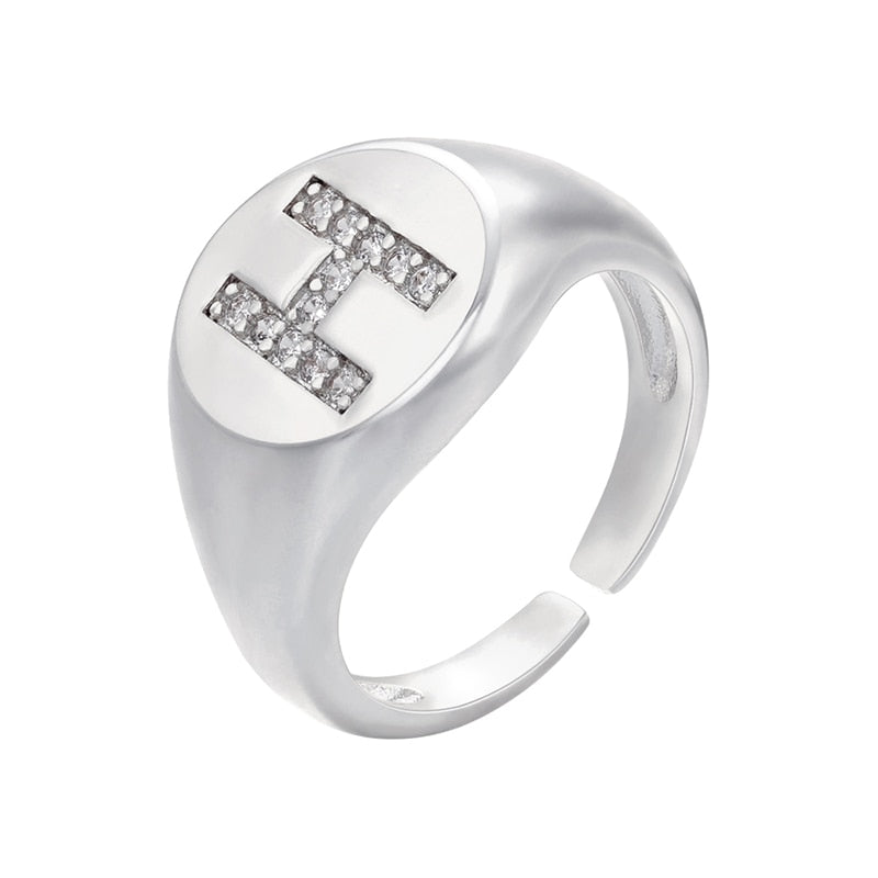 Bague Initiale Homme h