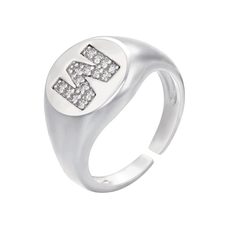 Bague Initiale Homme w