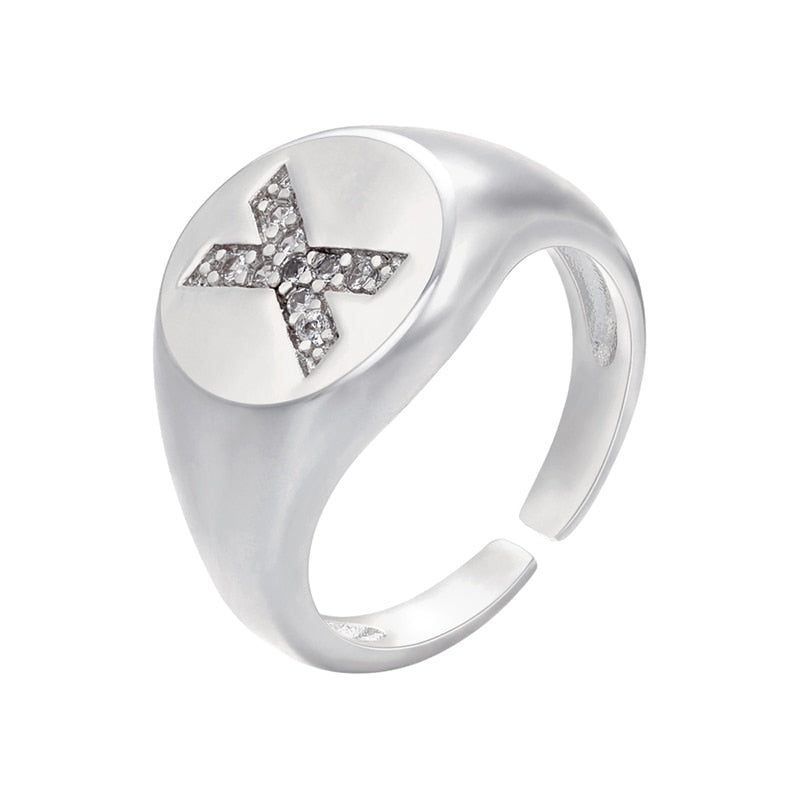 Bague Initiale Homme x