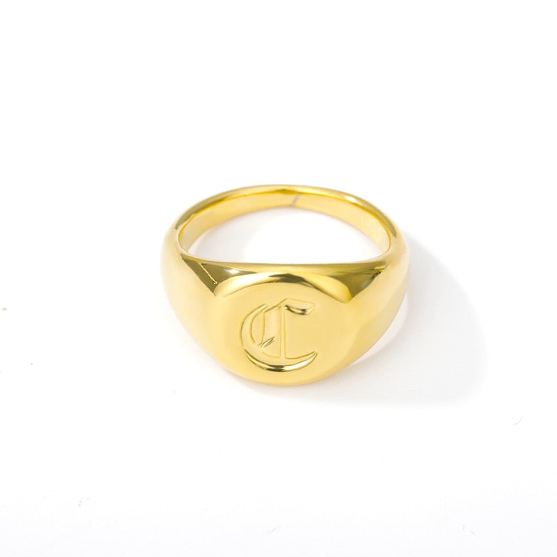 bague initiale or c