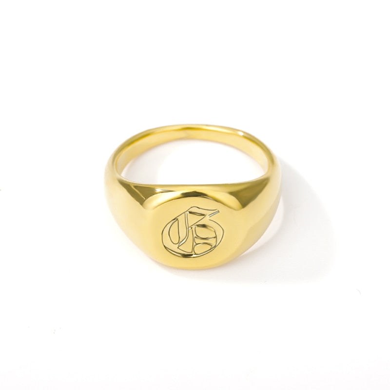 bague initiale or g