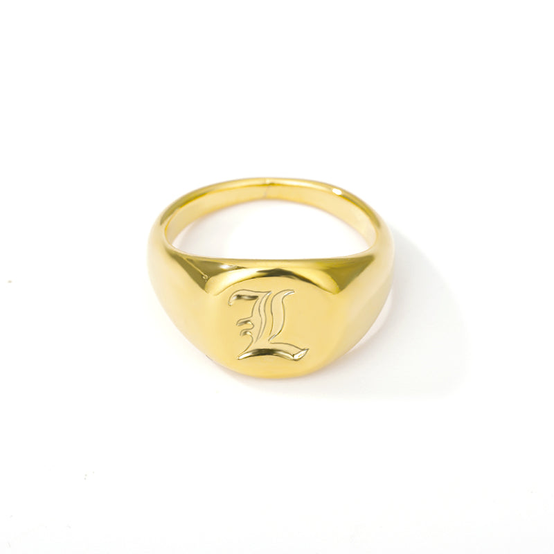 bague initiale or l