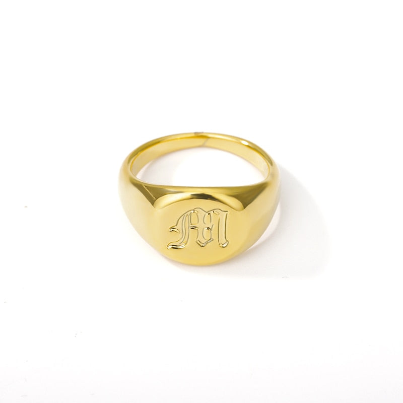 bague initiale or m