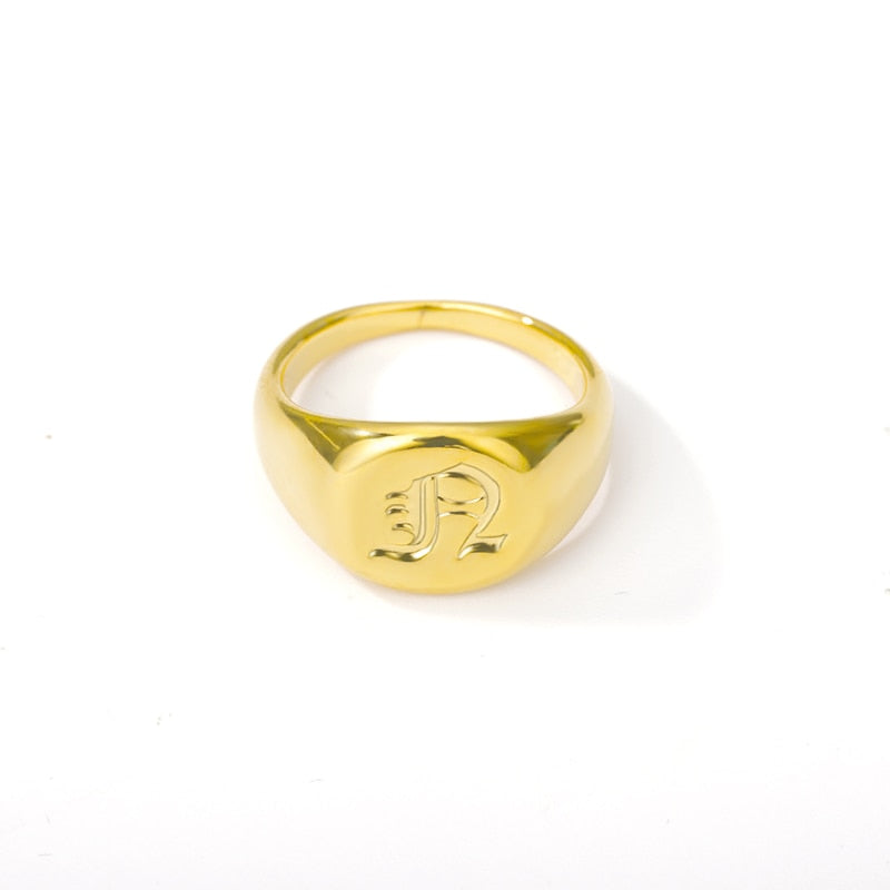 bague initiale or n