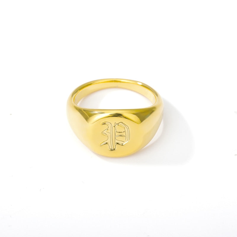bague initiale or p