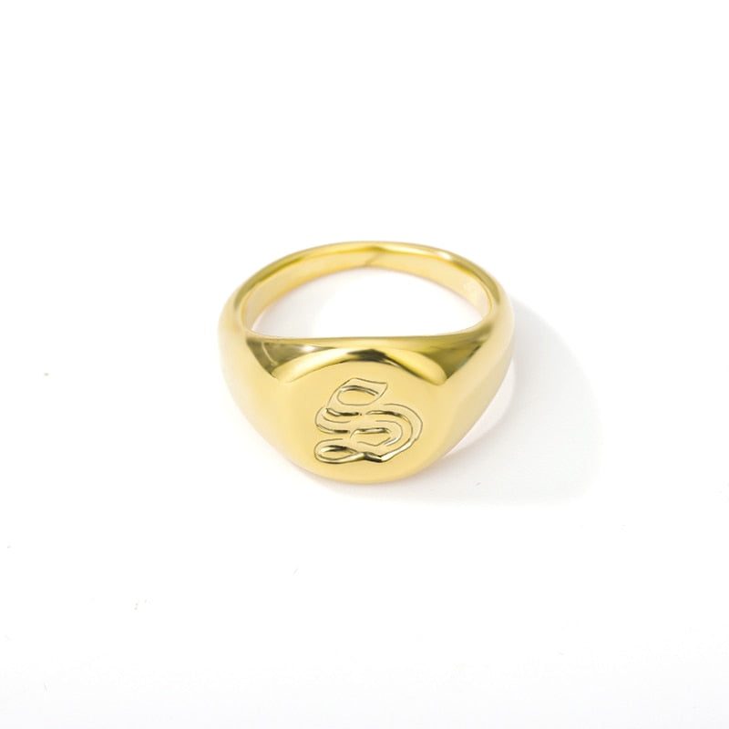 bague initiale or s