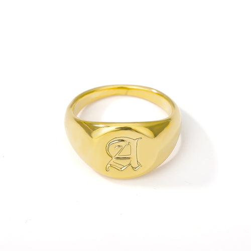 bague initiale or