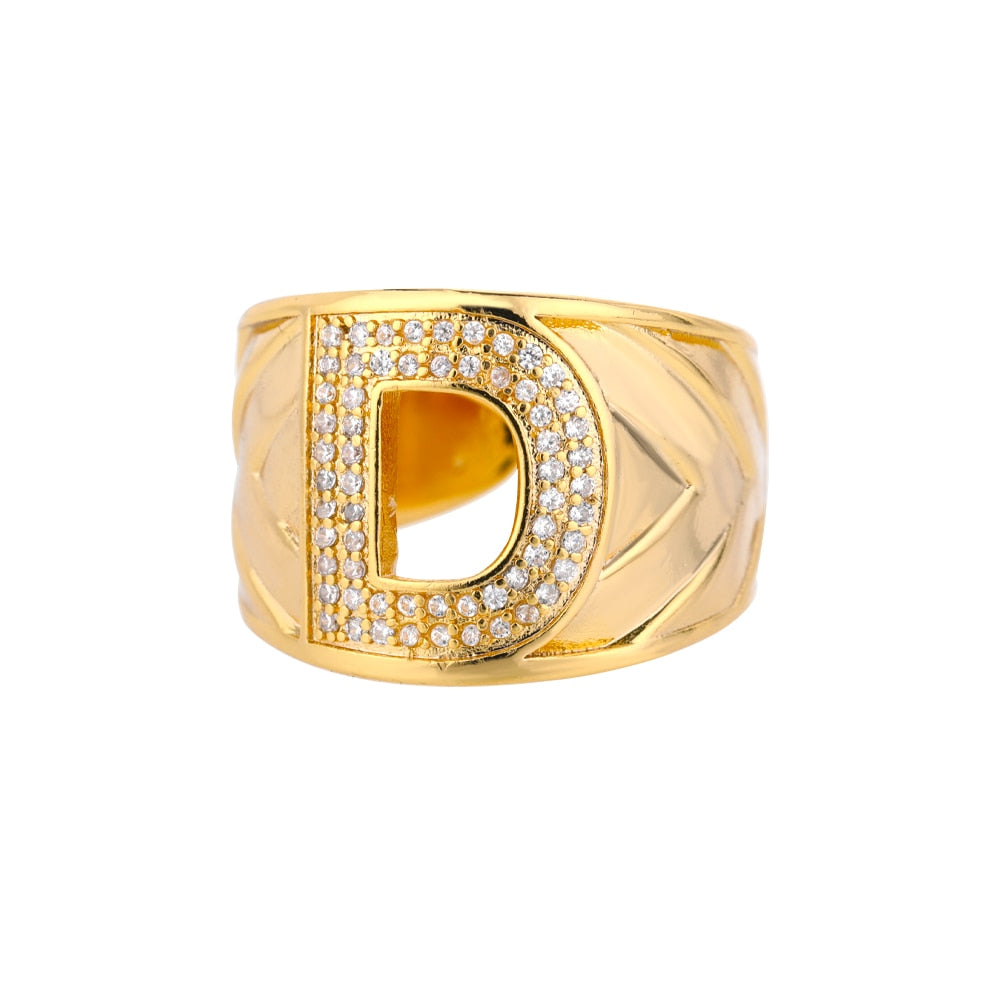 Bague Lettre Alphabet d
