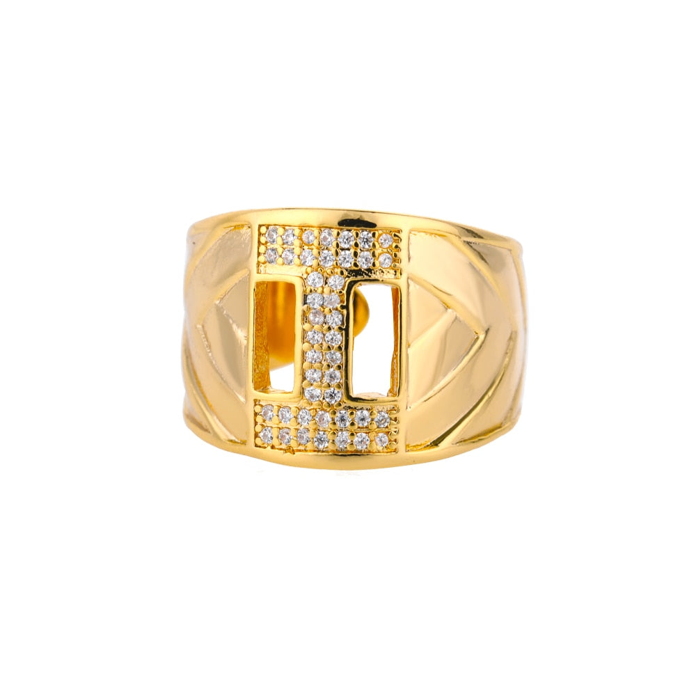 Bague Lettre Alphabet i