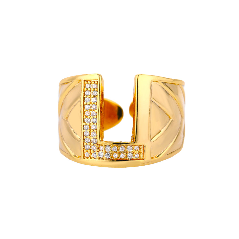 Bague Lettre Alphabet l