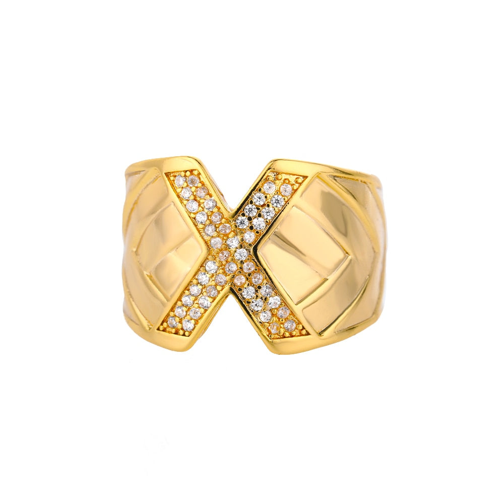 Bague Lettre Alphabet x
