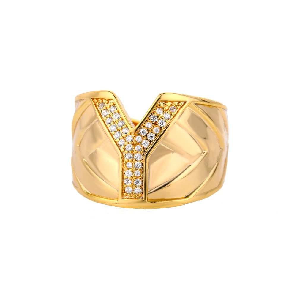 Bague Lettre Alphabet y