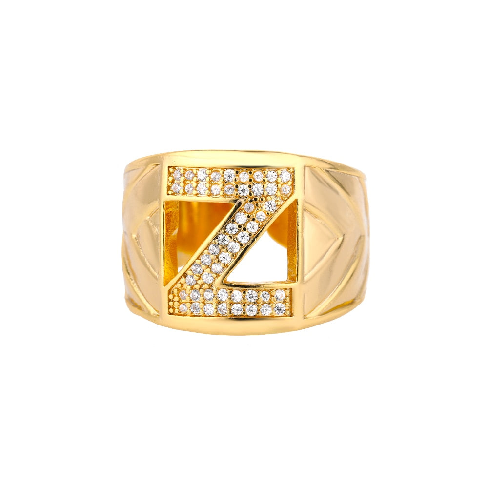 Bague Lettre Alphabet z