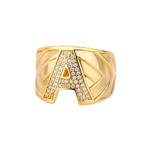 Bague Lettre Alphabet