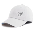Casquette Blanche Coeur