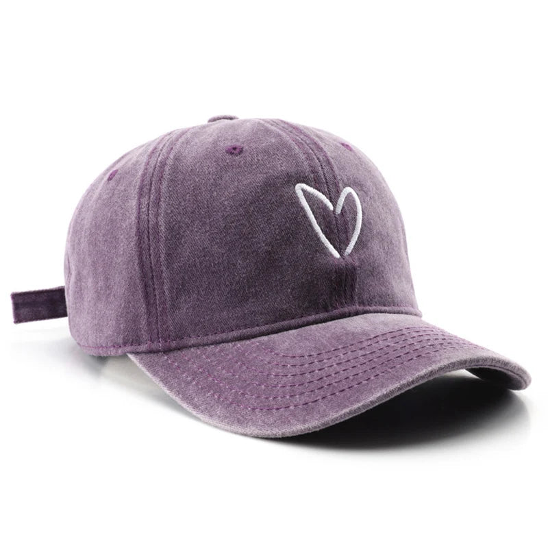 Casquette Coeur Brodé