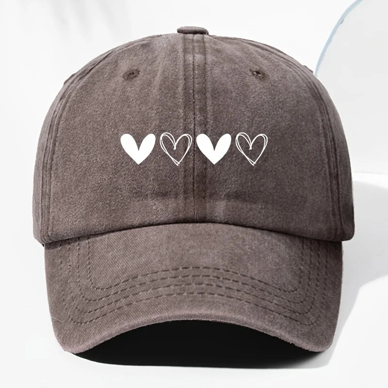 Casquette Coeur Femme
