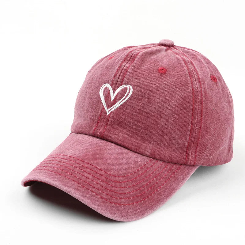 Casquette Coeur Rouge