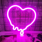 Coeur Lumineux Mural