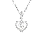 Collier Argent Femme Initiale