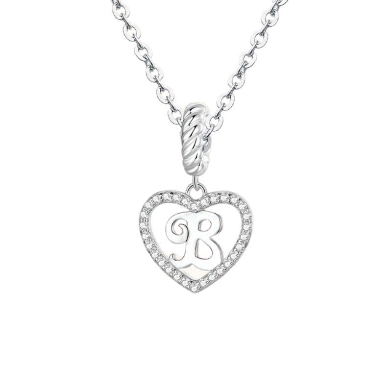 Collier Argent Femme Initiale