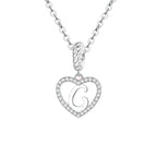 Collier Argent Femme Initiale