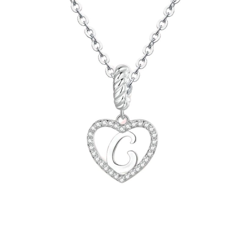 Collier Argent Femme Initiale