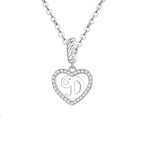 Collier Argent Femme Initiale