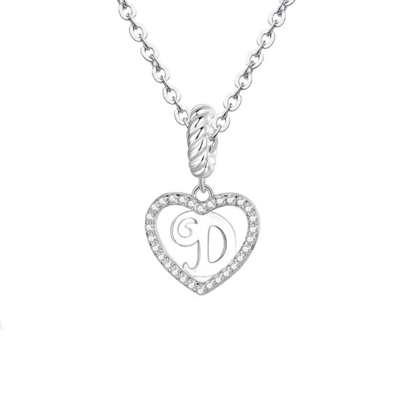 Collier Argent Femme Initiale