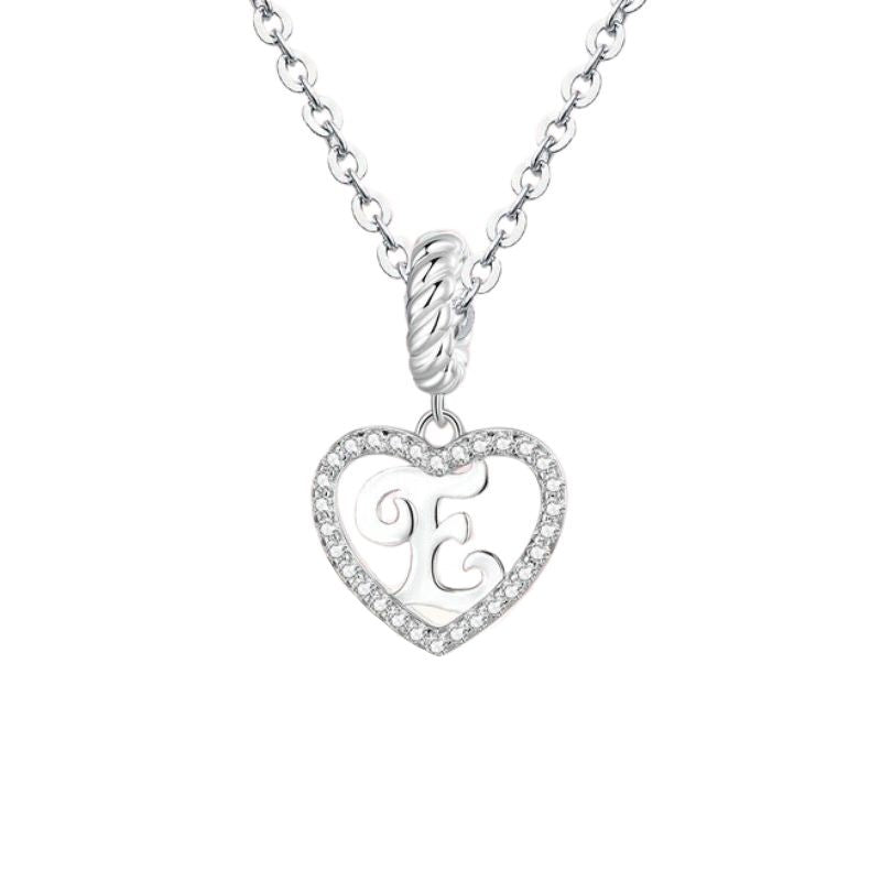 Collier Argent Femme Initiale