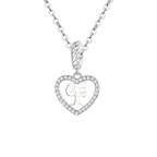 Collier Argent Femme Initiale