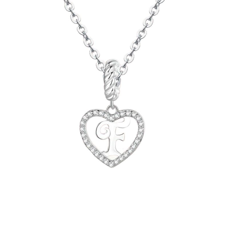 Collier Argent Femme Initiale